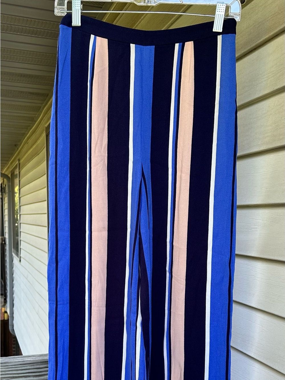 Trouvé Palazzo Trendy Rayon Striped Breezy Contemporary Ladies Pants size 0.
